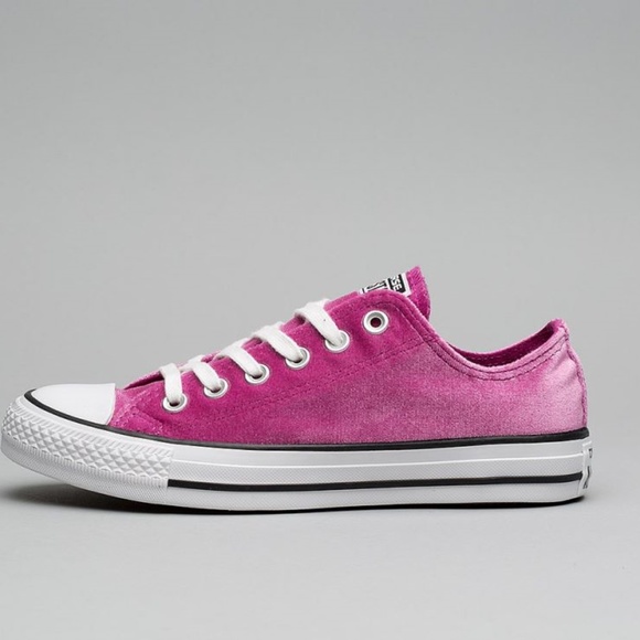Converse All-Star Velvet Double Tongue Sneakers - Picture 2 of 5